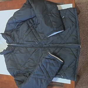 Womens Black Puffer Jacket Size M Lightly Worn